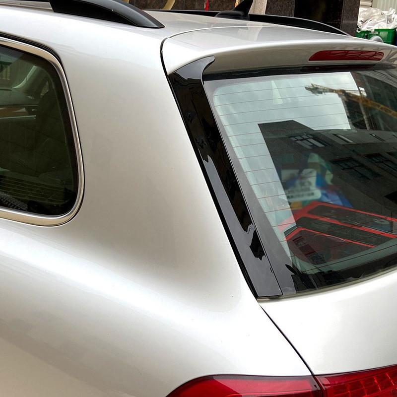 1 пара АБС-пластиковых глянцевых черных спойлеров на заднее стекло автомобиля для Volkswagen VW Touareg 2011-2017