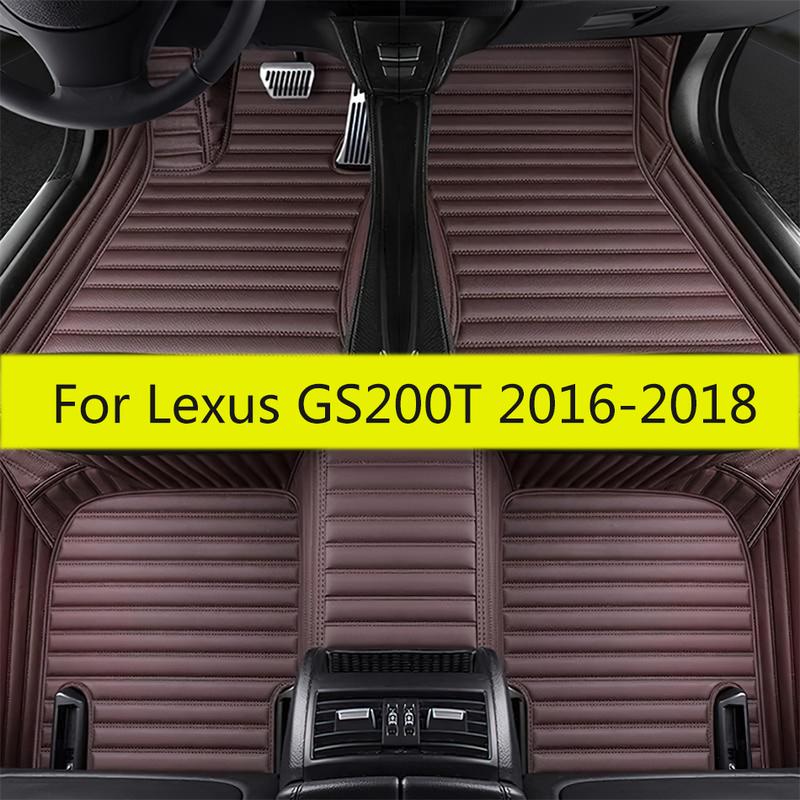 Car Floor Mats For Lexus GS200T 2016 2017 2018 Auto Interiors Accessories Front And Rear Side Carpets Foot Pads Rugs