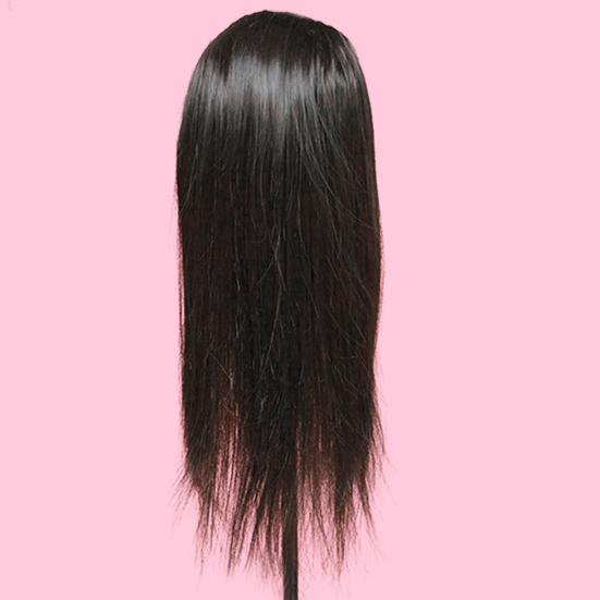 Practice Training Head Human Long Hair Model Hairdressing Mannequin Doll