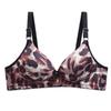Бюстгальтер с цветочным принтом для женщин, розовый бюстгальтер, беспроводной бюстгальтер без косточек, сексуальный бюстгальтер пуш-ап, нижнее белье больших размеров, женский бюстгальтер, тонкий собранный