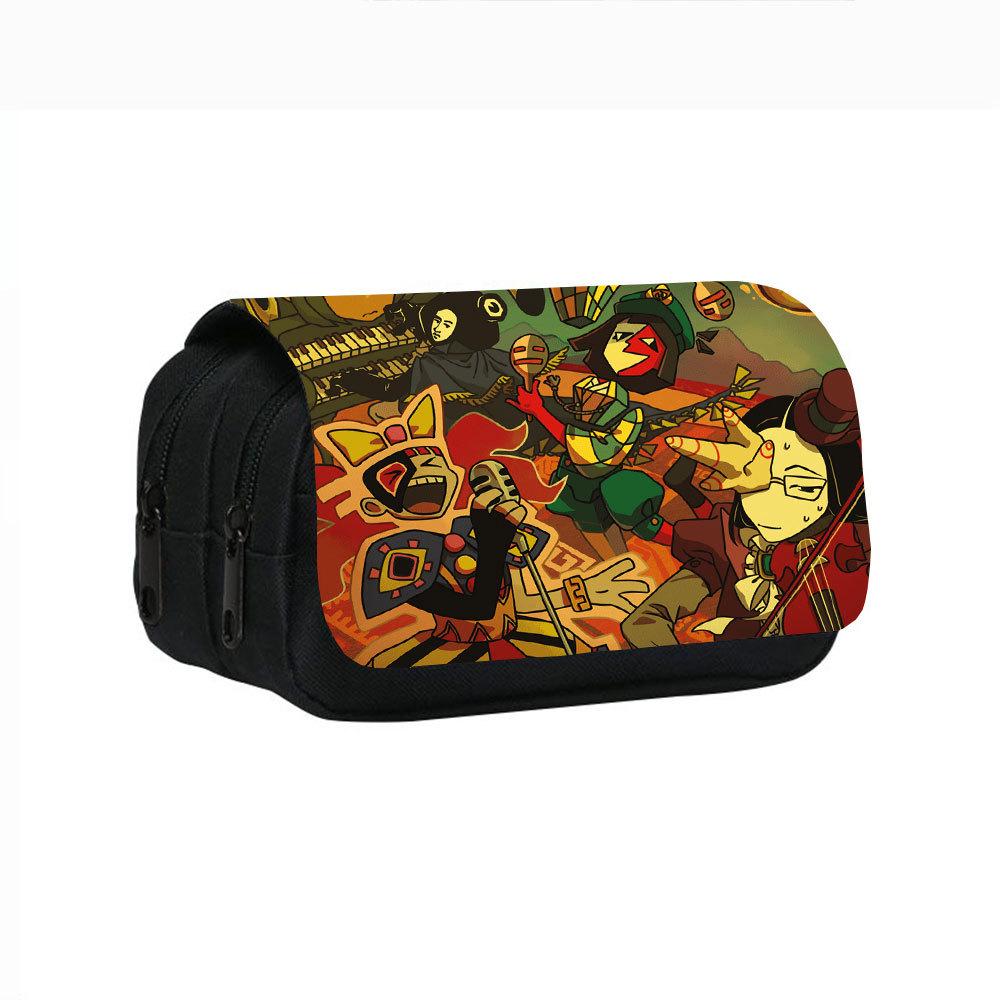 Fantasy BBQ Double-Layer Pencil Case for Students | ENA Stationery Bag