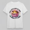 Women's Plus Size Soft Trend Classic T-Shirt Smiling Trash Can Fire Graphic Tee