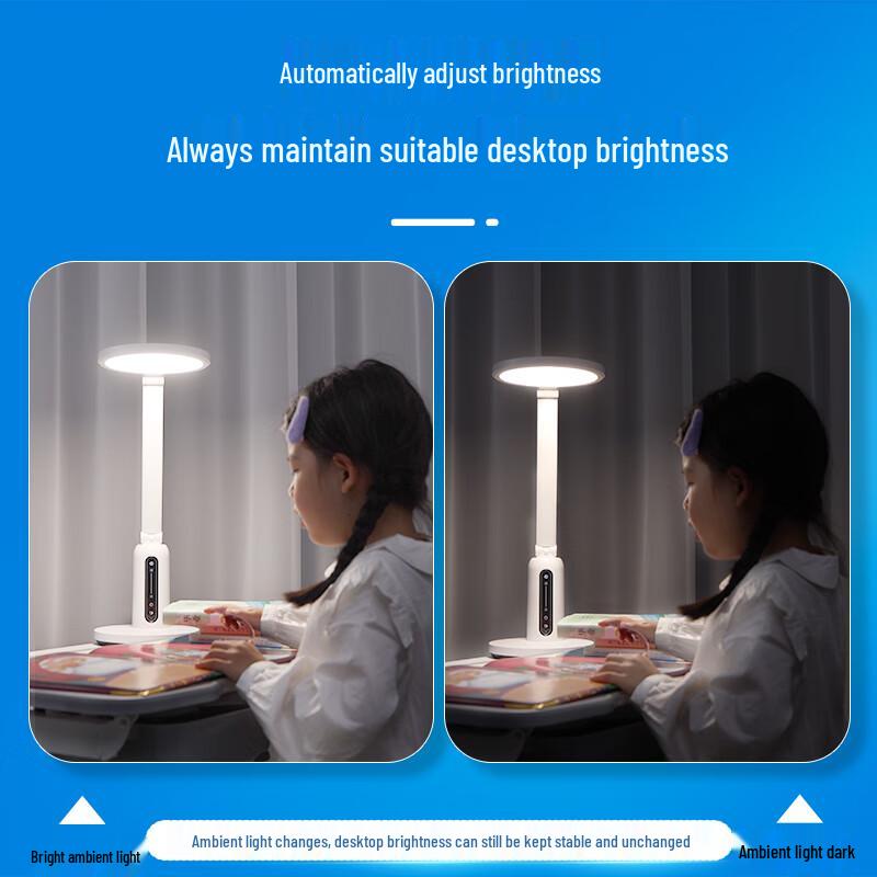 Philips Светодиодная настольная лампа Xuantan ECO, полноспектральная, класс AA, для ухода за глазами