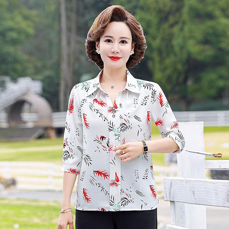 Женская рубашка с короткими рукавами, летняя, новая, универсальная, свободная и модная, с принтом, верхняя часть рубашки