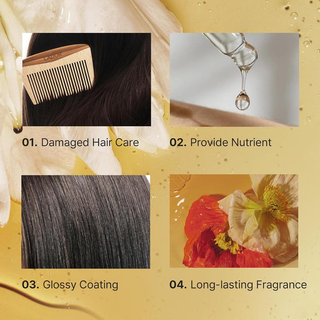 Lador Парфюмированное масло для волос 30 мл #La pitta# #Hinoki# #Osmanthus# #Our Leaf#