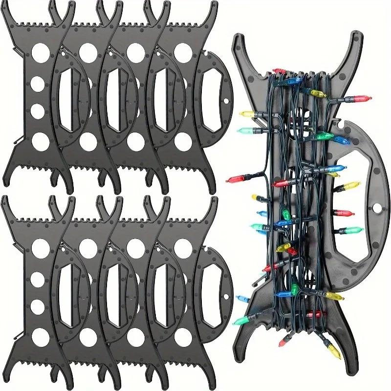 2pcs String Light Storage Holder,Holiday Decorative Light Cord Coiling Organizer Clip,Home Organization and Storage Supplies