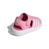Adidas Water Sandal Comfortable Non-Slip Low-Top Walking Shoes Baby Shoes Pink White IE2604