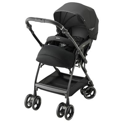 Коляска Aprica Optia Cushion Grace от 1 месяца до 36 месяцев Авто 2174894 Типа А Многофункциональная Двусторонняя 4-колесная (Оникс Черный)