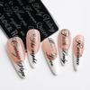Stainless Steel Nail Stamping Plate Polka Dot Manicure Printing Mold Nail Art Template  for Women