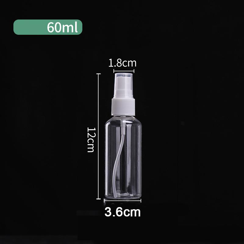 1 шт. Бутылка Прозрачный пластик Пустая бутылка-спрей Портативная Многоразовая Парфюмерия Прозрачный Диспенсер для образцов Маленькая бутылка-спрей