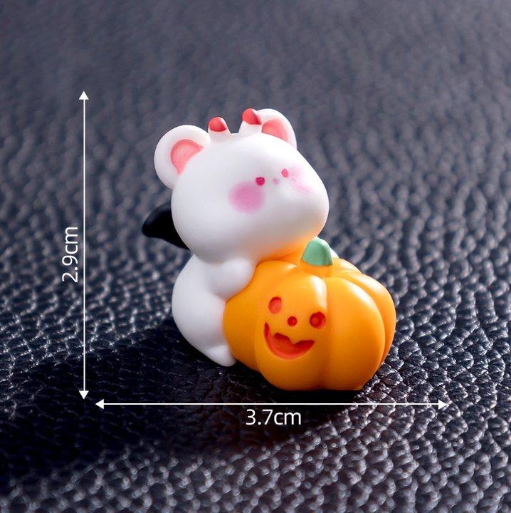Новые украшения для автомобиля, креативные украшения на Хэллоуин, тыква, медведь, кукла, центральная консоль, украшение приборной панели автомобиля, аксессуары ручной работы