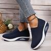 Women Walking Shoes Air Cushion Non Slip Orthopedic Shoes Ladies Platform Mules Breathable Wedge Female Sneakers 2024