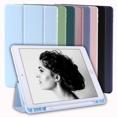 Чехол для iPad Mini 6 Air 5 4 3 2 1 с держателем для карандашей для iPad 10,2 7/8/9/10-го поколения Smart Cover для Pro 11 10,9 10,5 9,7