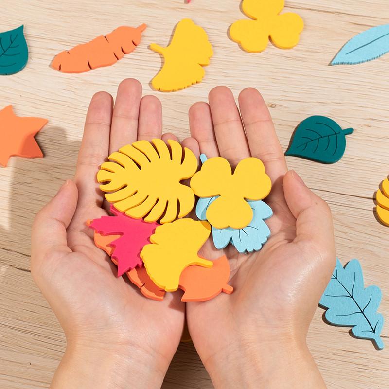 27 шт. Деревянные игрушки для распознавания листьев Игрушки для раннего когнитивного развития ребенка Подарки на день рождения для детей, мальчиков и девочек