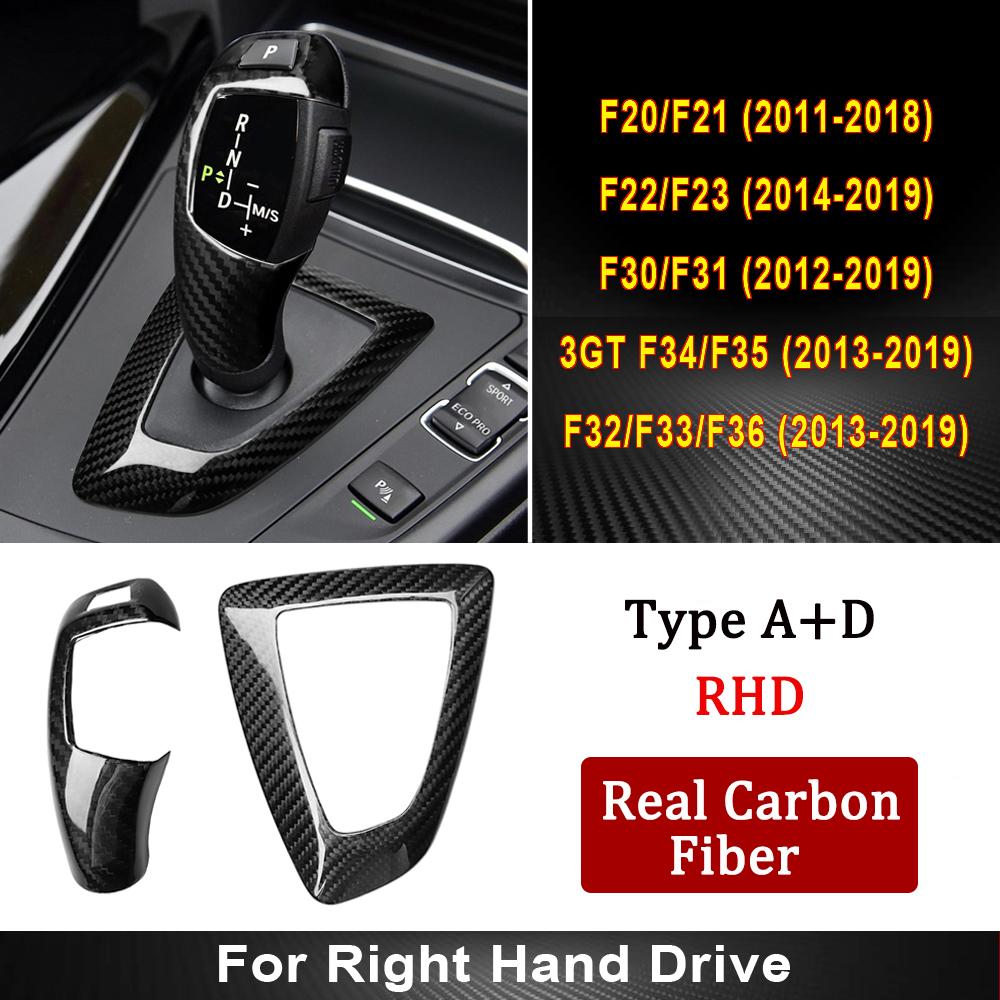Carbon Fiber Gear Shift Collar for BMW F30 F10 F15 F07 F20 F21 F22 F32 F34 F35 5GT