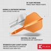 TARGET FLIGHT NEON K-FLEX SHAPE/NO6 (Неоновая форма) (19мм оранжевый)