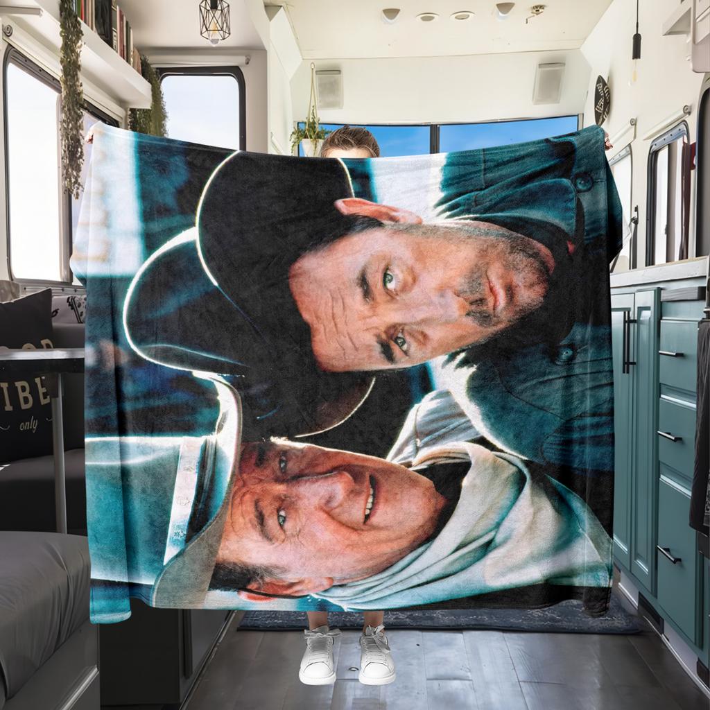 1pc Legendary John Wayne blanket, al season lightweigh Poster blanket home office outdoor nap multifunc Poster blanketional blanket