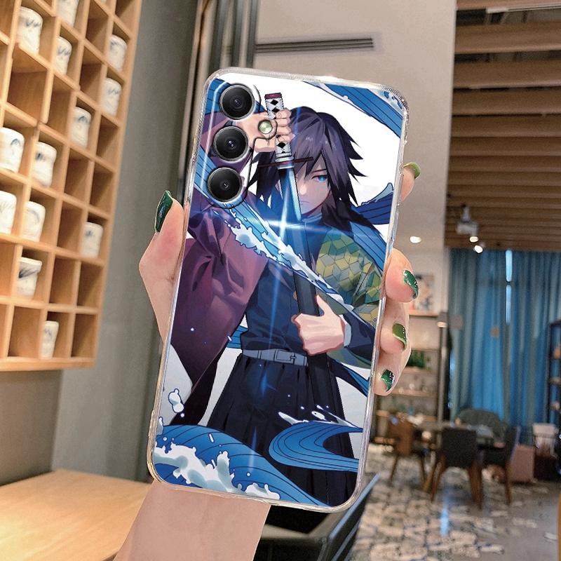 Мягкий прозрачный силиконовый чехол с рисунком аниме для Xiaomi Redmi Note 13 14T 15 Samsung A55 S24 FE S25 iPhone Huawei Honor Camera Защитный противоударный чехол