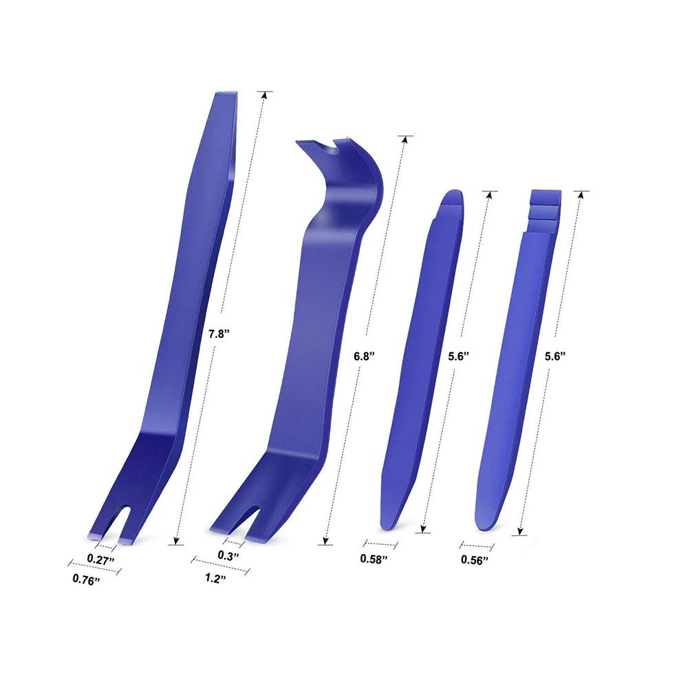 Зажим для двери автомобиля, панель, аудио-видео, набор для удаления приборной панели, установщик, инструмент для подглядывания, навигационная разборка, автомобильный гвоздодер