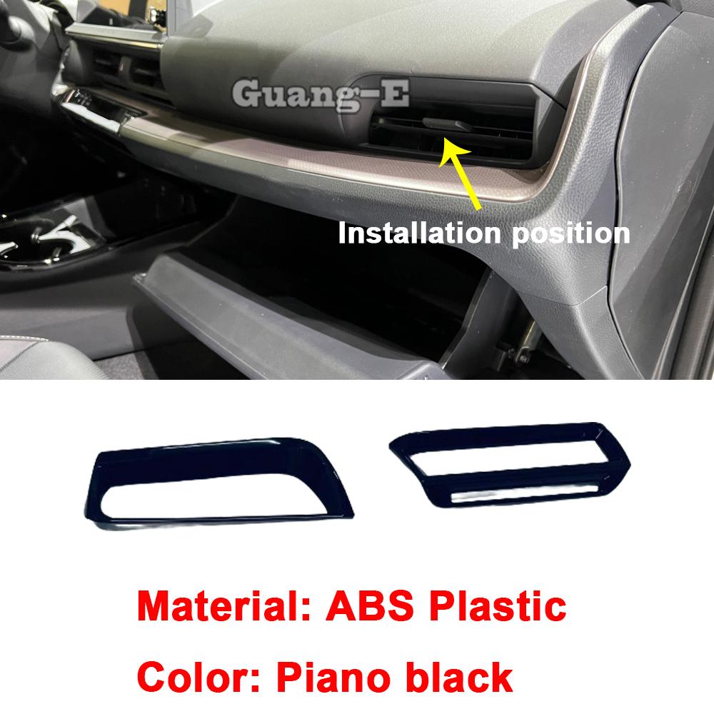For Toyota Prius 60 Series 2024+ ABS Window Glass Lift Button Switch Panel Center Console Air Outlet Frame Trim