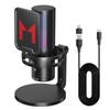 Игровой микрофон Mankiw Condenser для Plug Shock Pop RGB USB-кабель для и Совместим с и Гарантия ПК, Отключение звука одним касанием, и Воспроизведение, Встроенное крепление,