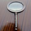 Brass Magnifying Glass, Vintage Hand Held Magnifying Glass, Reading Book Magnifying, Antique Look Reading Glass, Engraved Gift