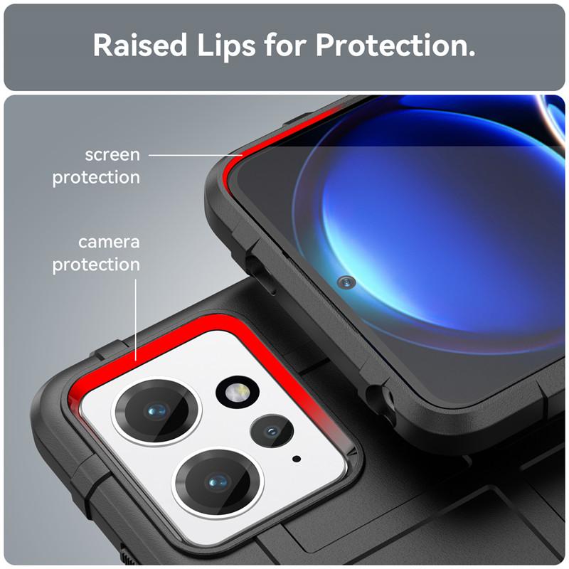 For Funda Xiaomi Redmi Note 12 4G Case Xiaomi Redmi Note 12S 12 Pro Plus 5G Cover Shockproof Rugged Shield TPU Phone Back Cover