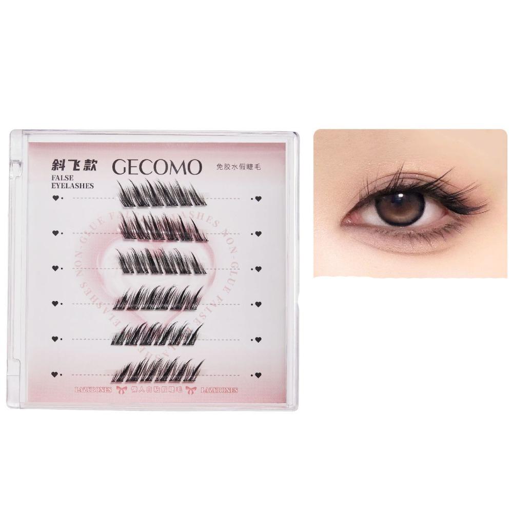 Накладные ресницы без клея для наращивания ресниц, индивидуальные пучки накладных ресниц ежедневно