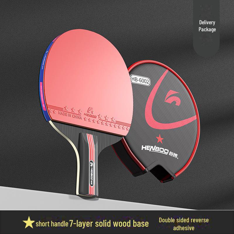Professional Table Tennis Racket - One, Two, Three Star, Vertical/Horizontal for Training & Entertainment
