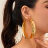 1 шт. Женские Модные Серьги-Кольца Женские Украшения Подарки Фестиваль Преувеличенные Большие Полые Круглые Серьги-Кольца