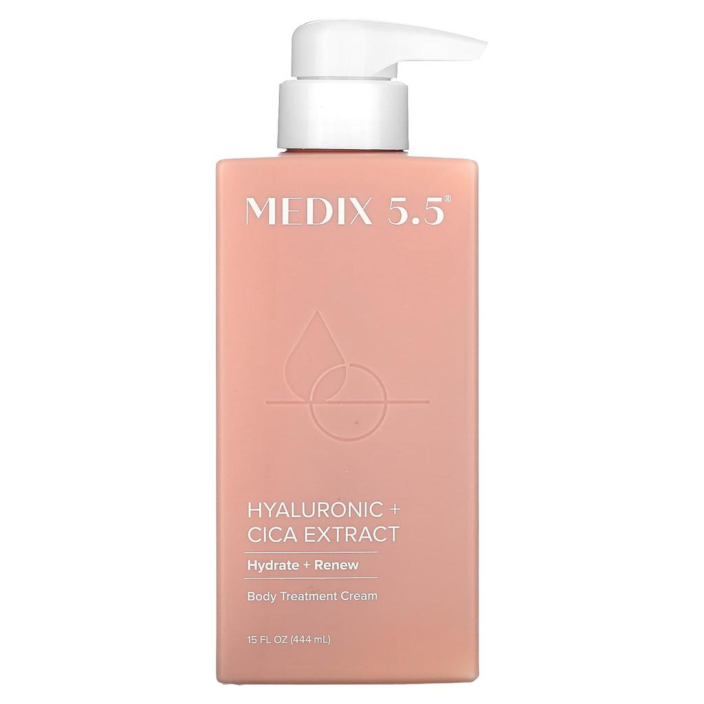 Medix 5.5 Hyaluronic + Bulgarian Rose, Instant Hydration Cream, 15 Fl Oz (444 Ml)