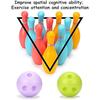 10 Pieces Cones and 2 Balls Bowling Set Plastic Bowling Balls for Boys Girls Children Toy Gift Indoor Outdoor Toy Decoration