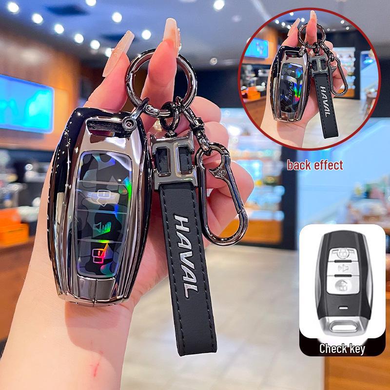 Совместимая металлическая пряжка, чехол для ключа для Great Wall Haval: H2S, M6, F5, F7X, Большой Пес, Божественный Зверь, Яростный Дракон, Дракон Макс, Сова