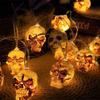 Xiaomi 59in/118in Halloween Ghost Skull String Lights Retro LED Decorations Room Party Indoor/Outdoor Horror Lighting