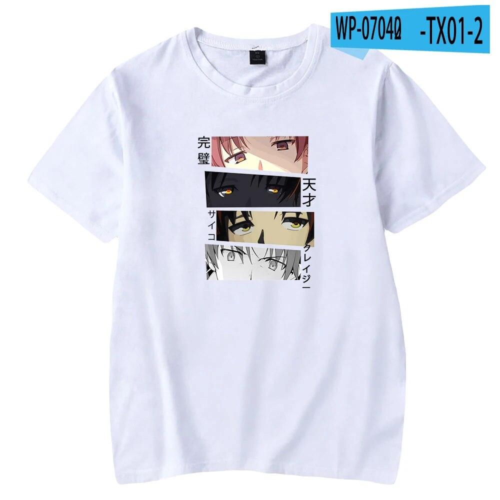 Класс элитной модной футболки, женские летние футболки унисекс с короткими рукавами, повседневные уличные футболки в стиле аниме, футболки унисекс