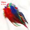 8-15cm Natural Feathers White Mix Colors Turkey Plume For Crafts Dream Catcher Making Carnival Decor Easter Black Blue Plumas