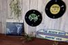 Настенные часы из стекла Key Stone Green Hawaiian Record CL056296
