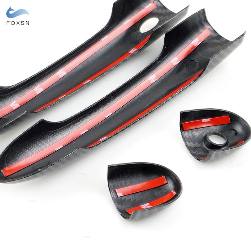 Карбоновая текстура, накладка на наружную дверную ручку автомобиля, аксессуары для Renault MEGANE 3 2008 2009 2010 2011 2012 2013 2014 2015