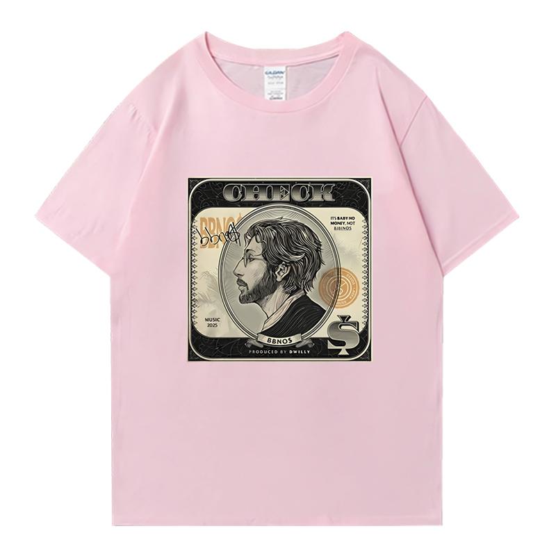 New in Hot Sale Bbno$ Check Fans Tour 2025 T Shirts Men Women Y2k Funny vintage short sleeve T-shirt Unisex 100% Cotton clothing