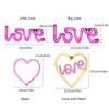 LED Atmosphere Light Love Shape Light Battery Powered Wall Lamp  Valentine's Day Gifts