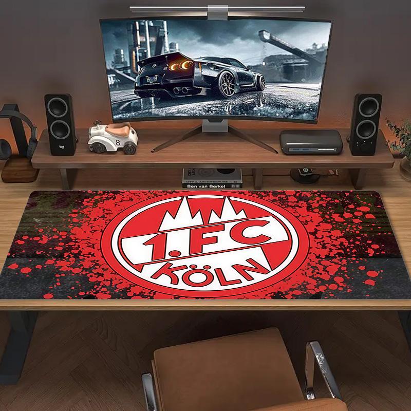 1. FC Köln Печать Подушка Нескользящий Ноутбук Планшет Большой Коврик для Мыши XXL Коврик Мини-ПК Игровой Коврик С Заблокированным Краем