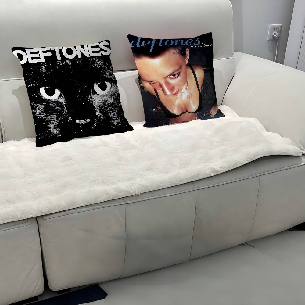 Deftones Музыкальная наволочка Чехол для диванной подушки Украшение комнаты дома Детский подарок