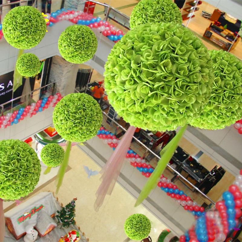 Подвесные уличные украшения в виде цветочных шаров для детского сада, потолка или магазина