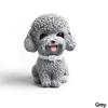 Cute Simulated Dog Figurine Resin Dog Ornament Car Accessories Dog Animal Model  Children Kids