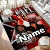Custom Name Personalized American Singer Print Carpet, Versatile Home Decor Rug, for Playroom, Apartment, Balcony, Entryway, Hallway Gift
