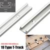 1Pcs Slide Guide Rail T-Slot Track T Slider Fixture Slot Slide Woodworking Bench T Slot T-Track