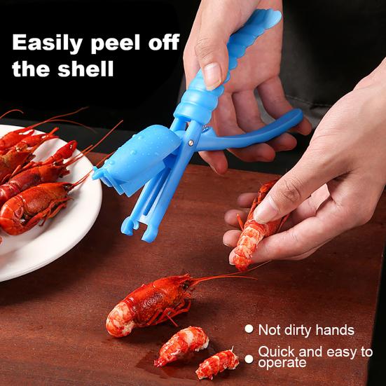 2 шт. Инструмент для чистки креветок, ракоочиститель для крабовых креветок, машина для чистки раков, безопасный кухонный инструмент для чистки морепродуктов