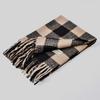 Colorful Plaid Print Pashmina Shawl Tassel Scarf For Woman Winter Warm Scarves Fashion Thicken Cashmere Muffler Warm Neckerchief