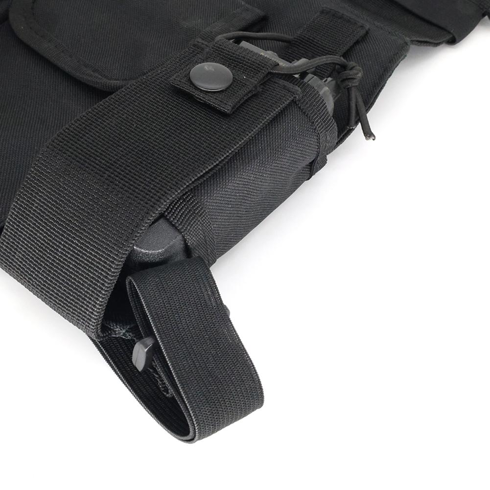 Радиосвязь нагрудная передняя сумка регулируемый ремень жилет снаряжение сумка легкая для Baofeng UV-5R UV-82/BF-888S TYT/Motorola ICOM