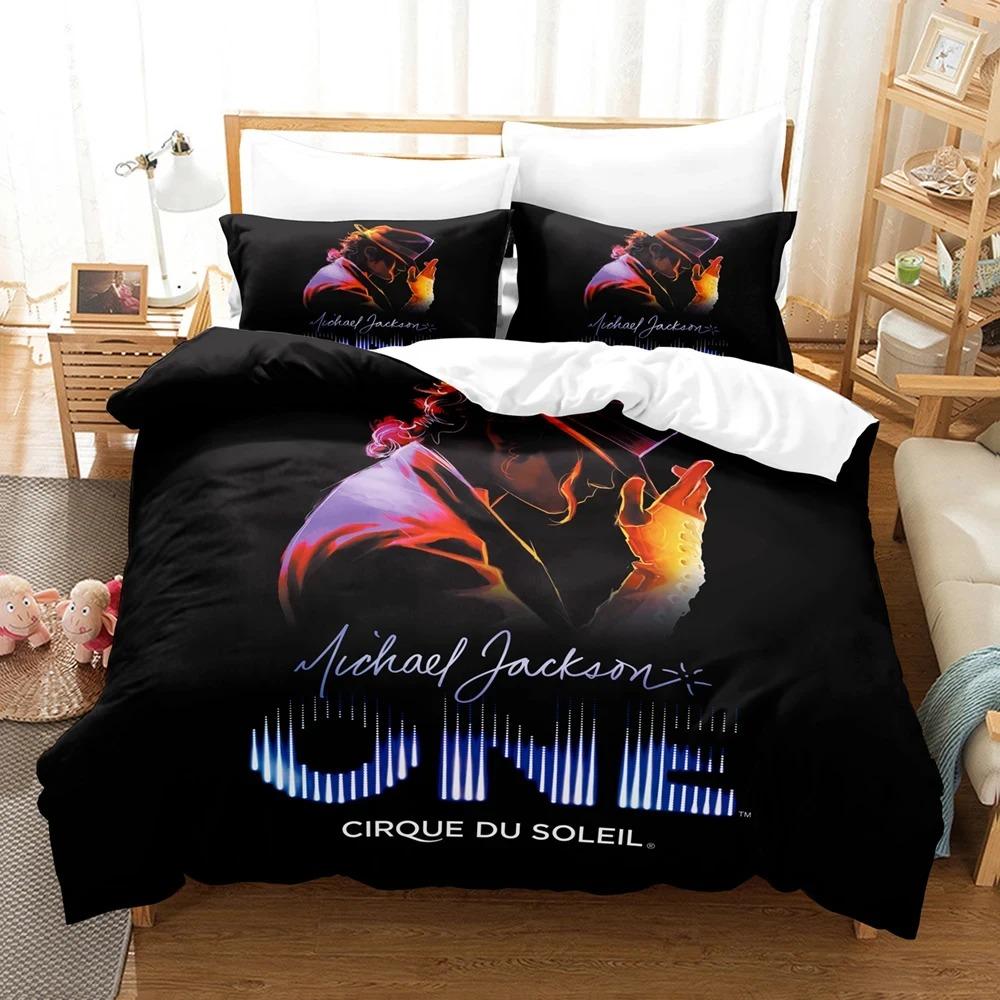 3D Printing Singer M-Michael Jackson Bedding Set Duvet Cover Pillowcase Adult Girl Boys Bedroom Decoration Twin Full Queen Size